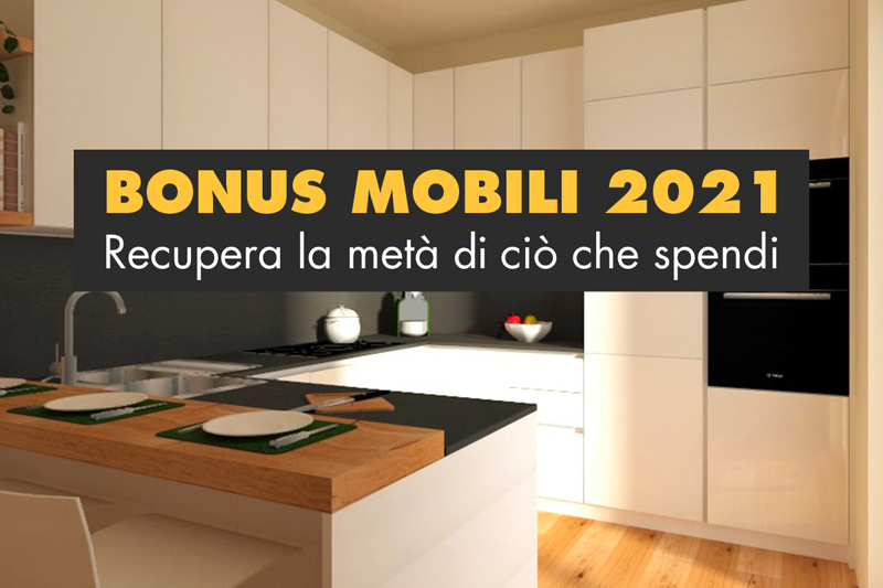 bonus mobili 2021, recupera la metà di ciò che spendi